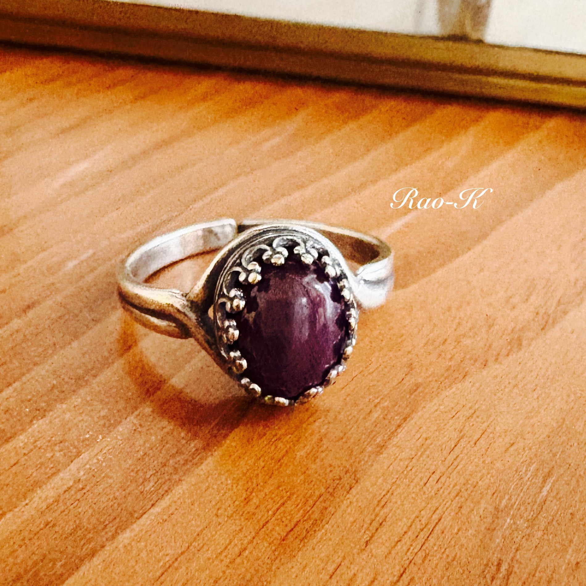 ✨ヨーロピアン・アンティーク調リング〜ルビー