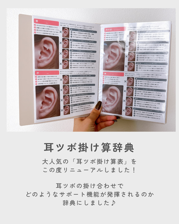 耳ツボ掛け算辞典 vol.1 | 耳ツボ辞典 | 耳つぼマップ イヤリング