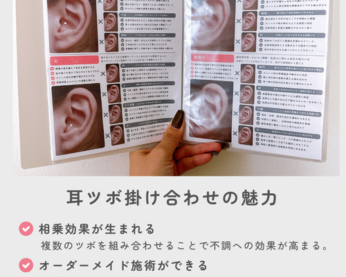 耳ツボ掛け算辞典 vol.2 | 耳ツボ辞典 | 耳つぼマップ イヤリング