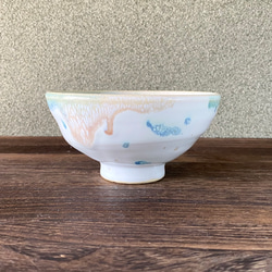 青釉くるり　色茶碗 8枚目の画像