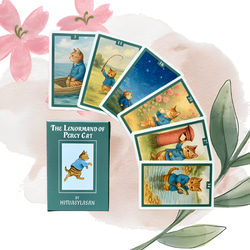 墨絵ルノルマン ルノルマンカード 和風 水墨画 占術 日本 和 イラスト