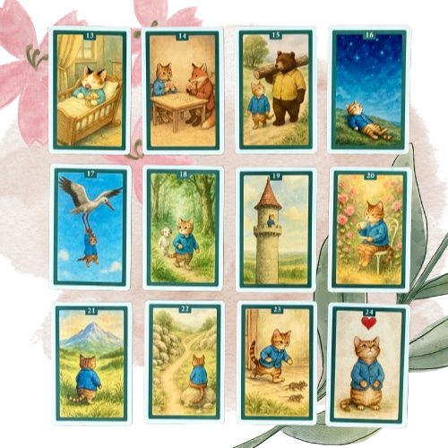 パーシーキャットのルノルマンカード 占術 フォーチュンテリング 猫