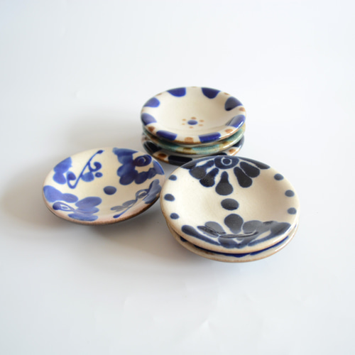 【未使用】ノモ陶器製作所 やちむん ３寸皿 ６枚セット　オーグスヤー　豆皿 やちむんノモ陶器製作所】チチチャン 3寸豆皿 小皿 いち商店 通販