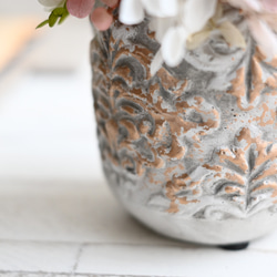 ローズフラワーガーデンS＊コーラルピンク＊プリザーブドフラワー 6枚目の画像