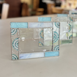 ステンドグラスパネル額縁付き その他インテリア雑貨 Atelier-Fun 通販