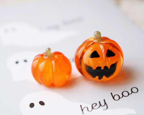ミニチュア◆ハロウィンオブジェ◆ ミニミニフレンズカボチャ＆オバケ＆コウモリ ハロウィンミニオブジェ
