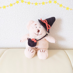 ぬいぐるみ用】フリフリ帽子2つセット（赤＆青の花） ひもを通