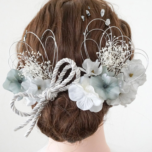 送料無料・翌日発送》髪飾り/成人式/結婚式/卒業式/七五三/ヘッド