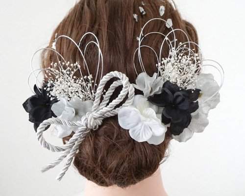 レッドグリーン♡金箔付♡髪飾り ヘッドドレス 前撮り 成人式 卒業式 七五三 プチレッド♡金箔付♡髪飾り ヘッドドレス 前撮り 成人式 卒業式