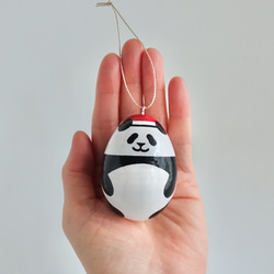 つやつやパンダのオーナメント 6枚目の画像