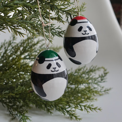 つやつやパンダのオーナメント 18枚目の画像