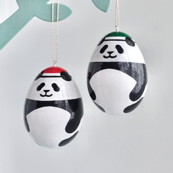 つやつやパンダのオーナメント 5枚目の画像
