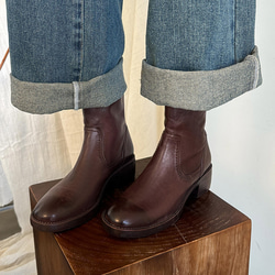 質感がとてもいい牛革2025冬太中と通勤短靴22-25.0サイズ  5627 7枚目の画像