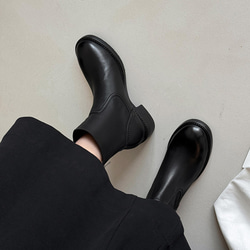 質感がとてもいい牛革2025冬太中と通勤短靴22-25.0サイズ  5627 5枚目の画像