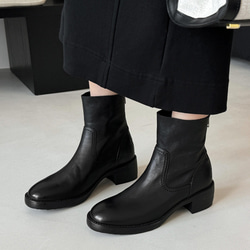 質感がとてもいい牛革2025冬太中と通勤短靴22-25.0サイズ  5627 1枚目の画像