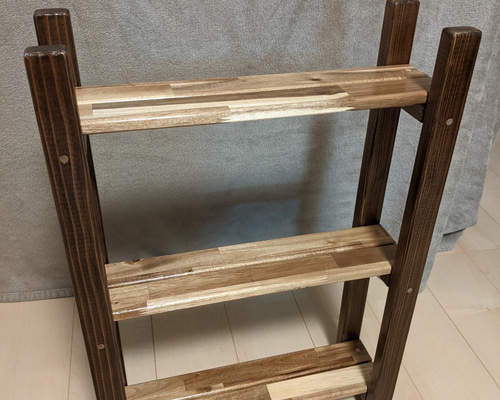 奥行15cm】奥行の狭い木製スリムラック［コミック 漫画 本棚