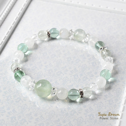 一点物　天然石　ハンドメイドブレス　フェザーフローライト　アイリス　翡翠　高品質 楽天市場】エンジェルフェザーフローライト10mm天然石