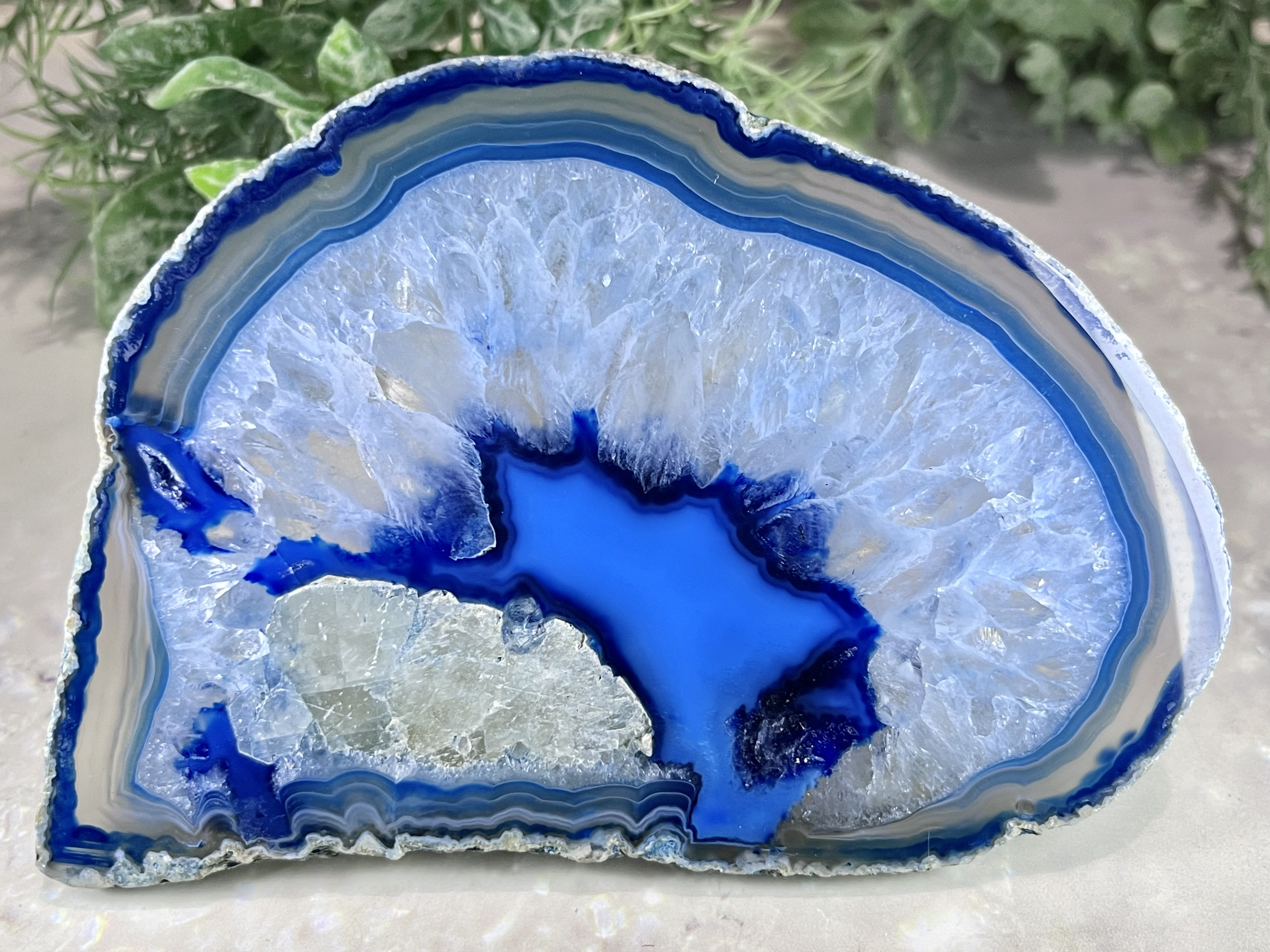 グラフィカル　アゲート スライス プレート 瑪瑙 コースター　原石