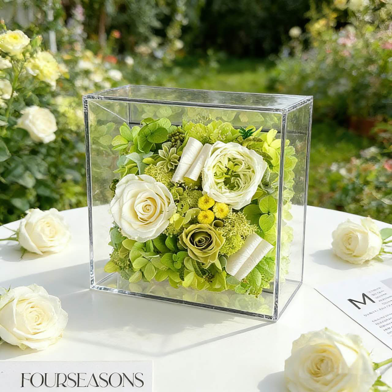 開店 開業祝い・サロンの花飾り・玄関飾り バラ 薔薇 ローズ、打ち明ける、ブーケ、プリザーブドフラワー、ドライフラワー