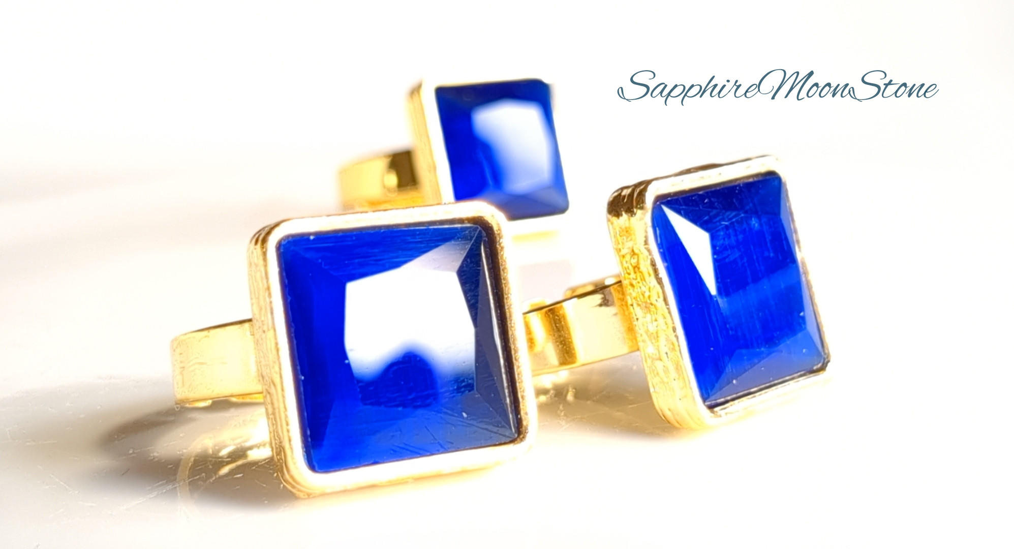 最新入荷☆『サファイアムーンストーン』のひとめぼれ天然石リング