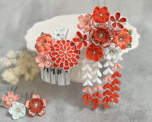 成人式　髪飾り　橙 kaz5958cm-3312_m1.jpg