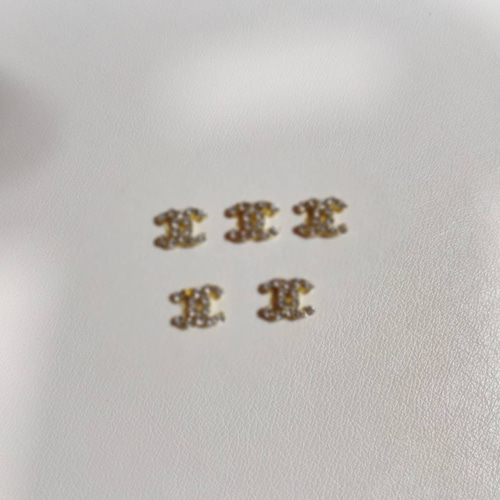 ccネイルパーツ ゴールド キラキラ ワンホン 韓国 大人ネイル