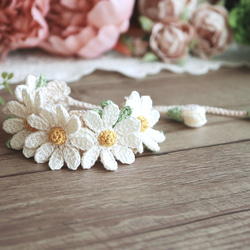 レース編み・藤の花のシュシュ シュシュ Puu crochet 通販 17364243