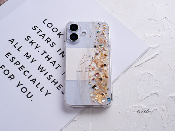 #Douceur　装飾アートのスマホケース（iPhone / Android) 2枚目の画像