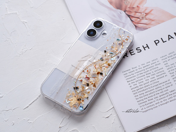 #Douceur　装飾アートのスマホケース（iPhone / Android) 1枚目の画像