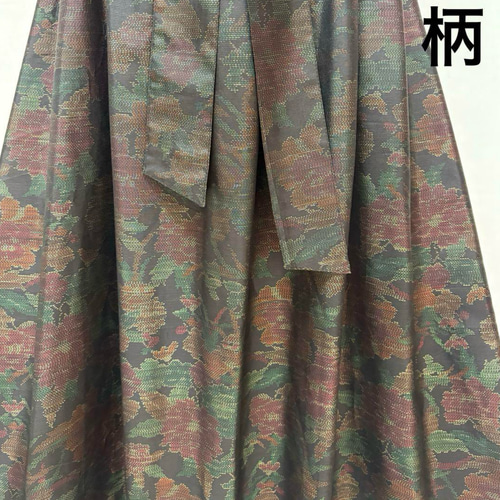 着物リメイク　ジャンパースカート　大島紬ワンピース　2WAY ノースリーブ　正絹 着物リメイク 大島紬ワンピース ジャンパースカート 2WAY 花柄