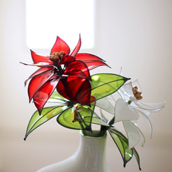 アネモネ【赤】#ディップフラワー#ディップアート#アメリカンフラワー