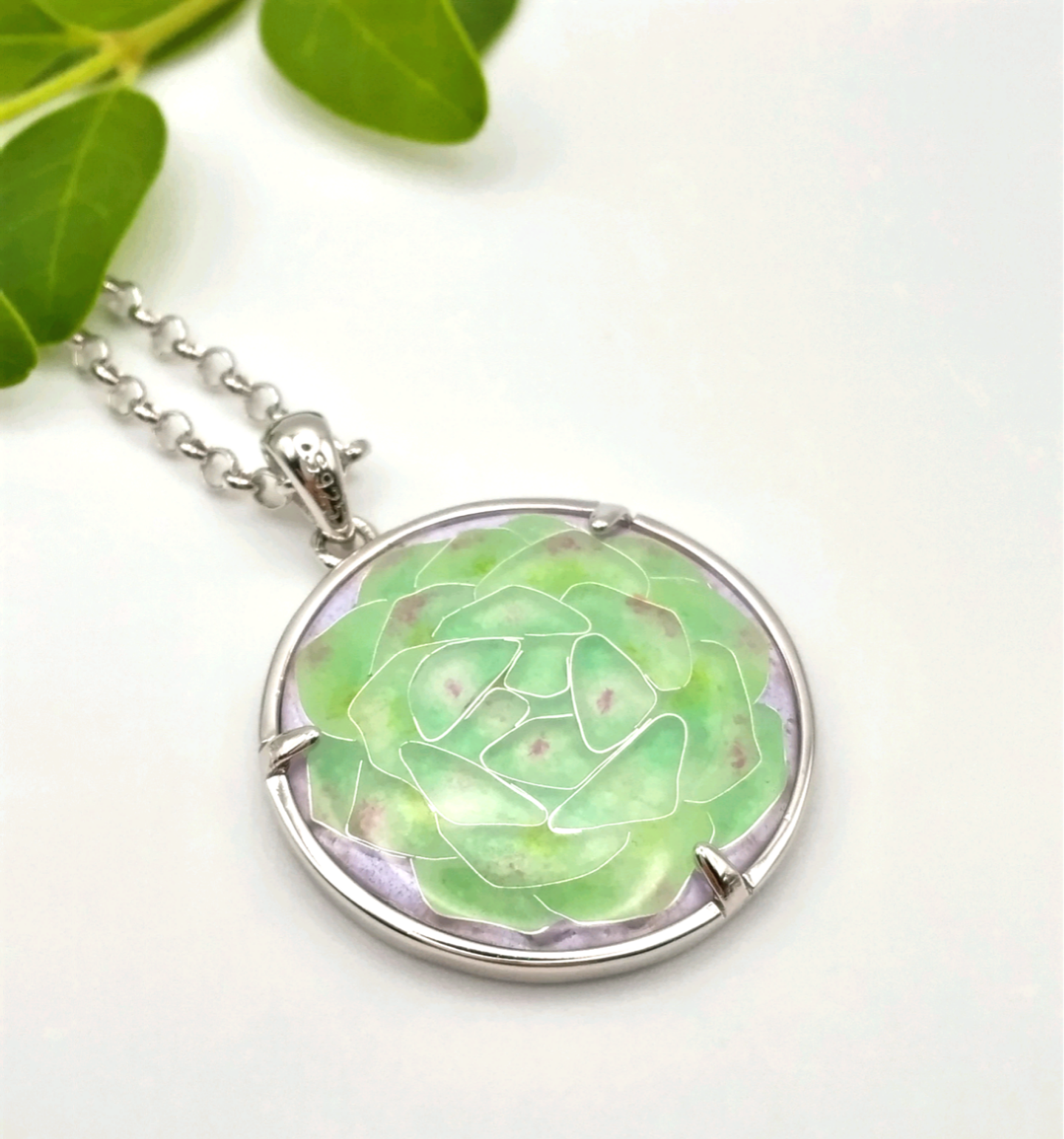 SV製 七宝焼 ペンダント「TANIKU No.06」