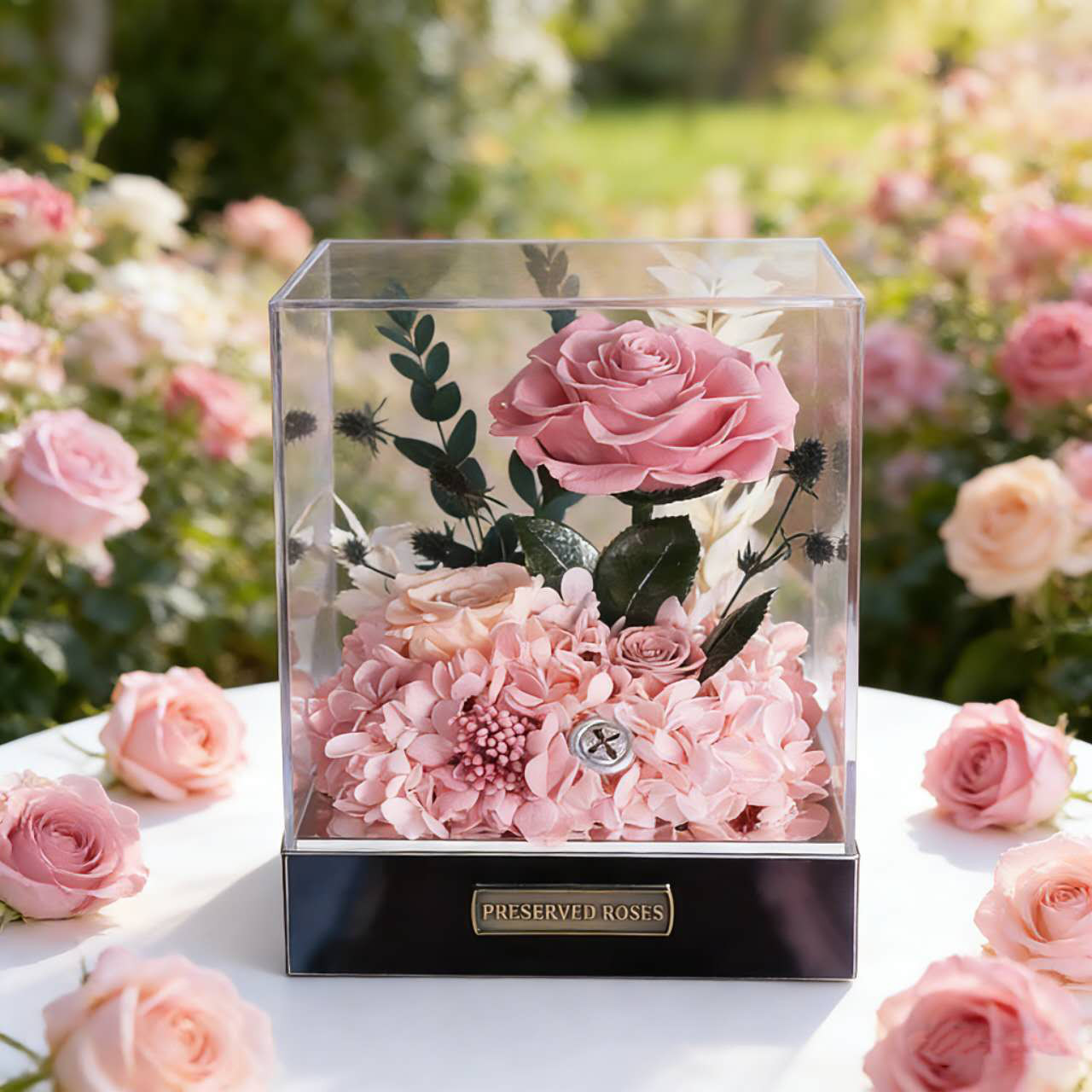 記念日 誕生日 結婚祝い・花飾り・玄関飾り バラ 薔薇 ローズ、アレンジメント、プリザーブドフラワー、ドライフラワー 8,625円