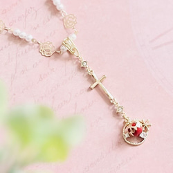 【限定♡】キラキラ☆白雪姫の毒りんごペンダント 2枚目の画像