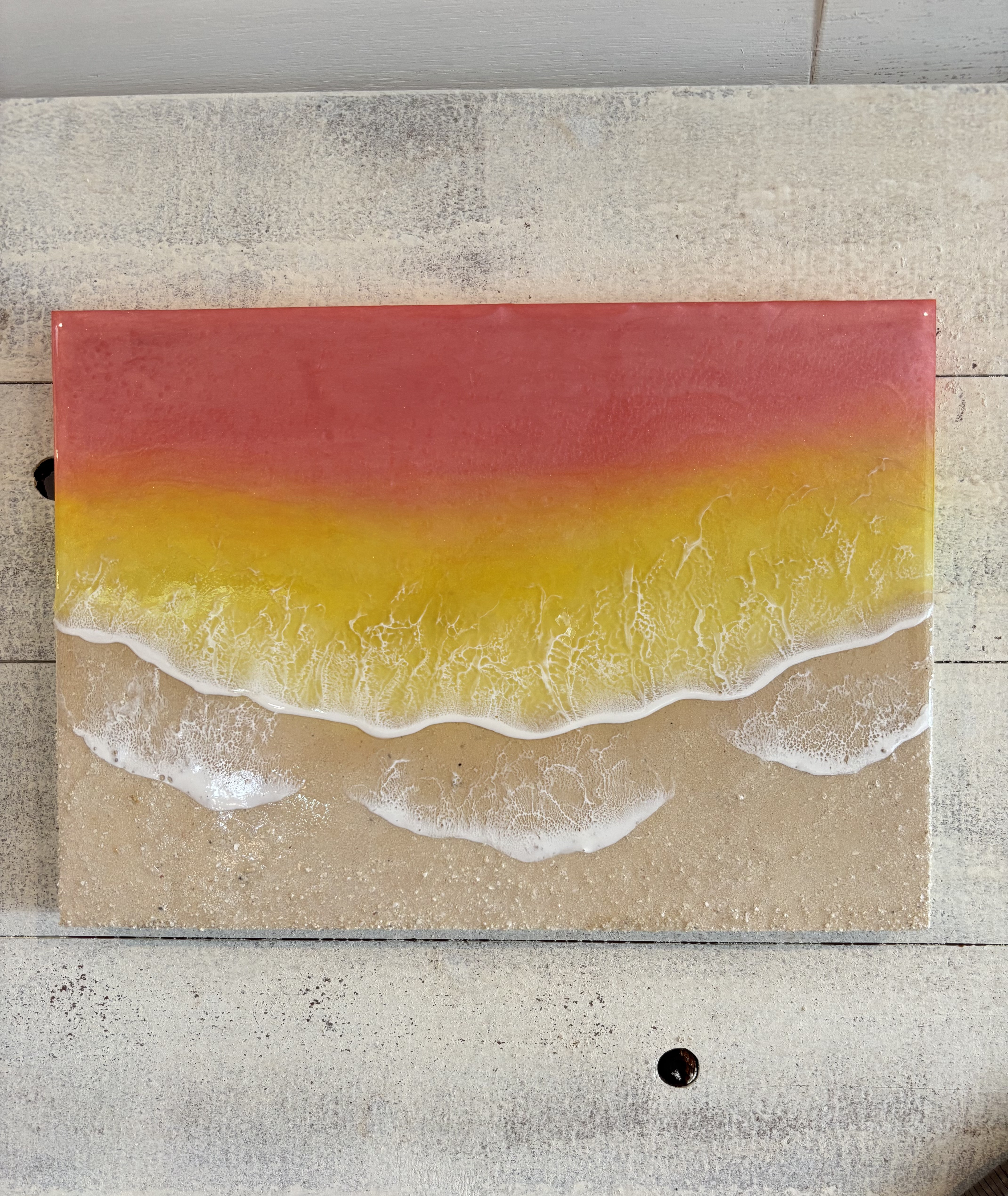 海のパネルアート【波輝くART】