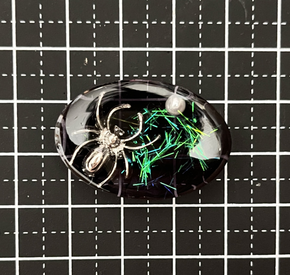 蜘蛛の糸　帯留め　秋　文学　紅葉の季節　ハロウィン　物語シリーズ 6枚目の画像