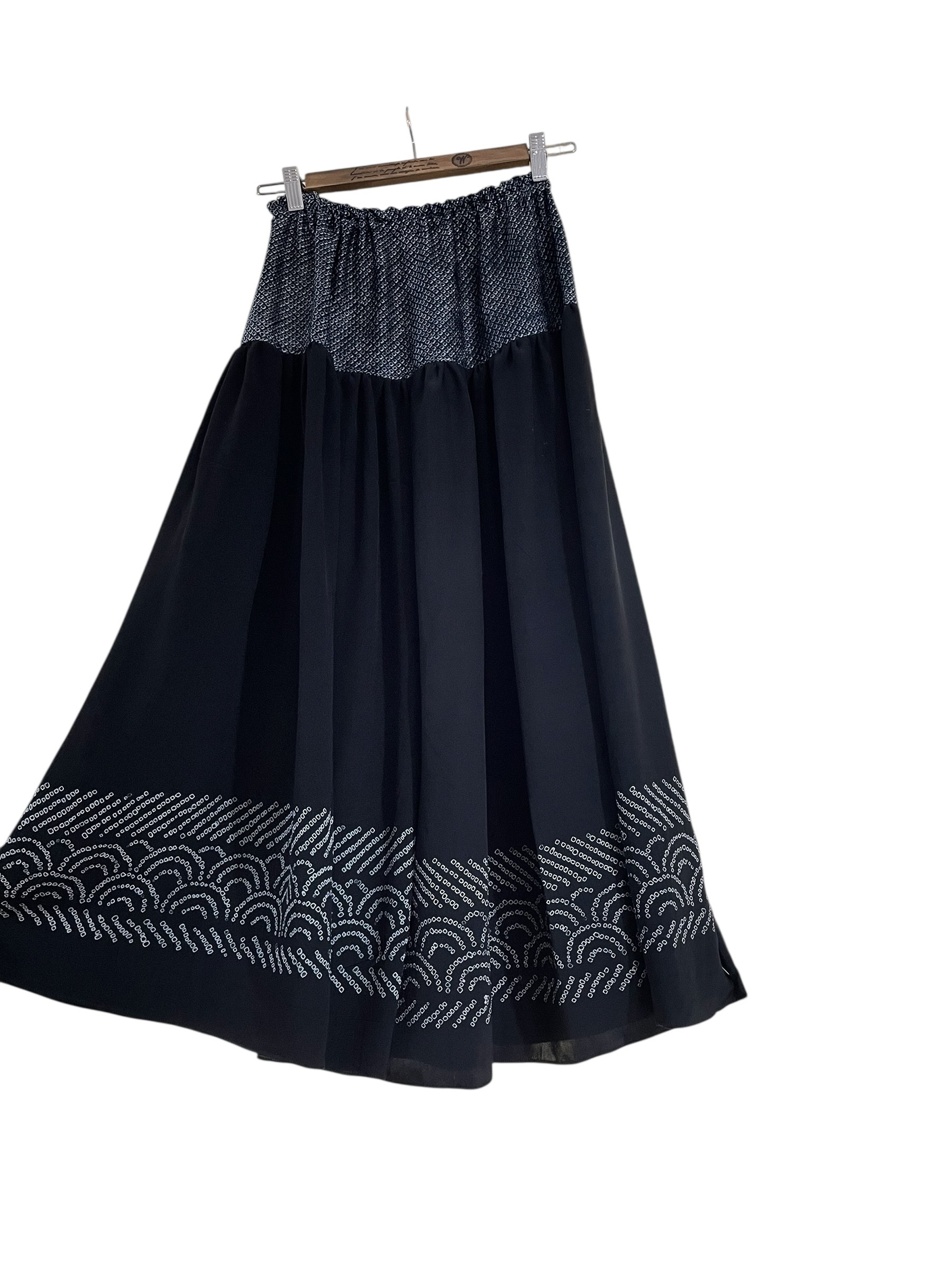 送料無料 着物 リメイク 兵児帯 総絞り リラックスワイドロングパンツ フリー ハンドメイド