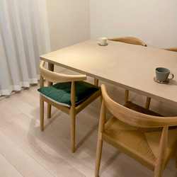 在庫限り】無垢古材のヘリンボーンダイニングテーブル ダイニング