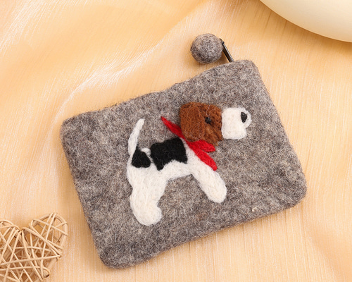 ハンドメイド 羊毛フェルト トートバッグ 猫モチーフ 刺繍 アート