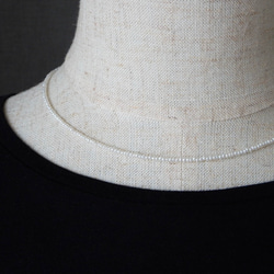 〖ラリエット/ショート〗淡水パールネックレス14kgf 【1805】 6枚目の画像