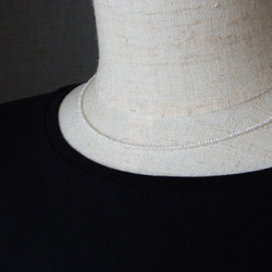 〖ラリエット/ショート〗淡水パールネックレス14kgf 【1805】 15枚目の画像