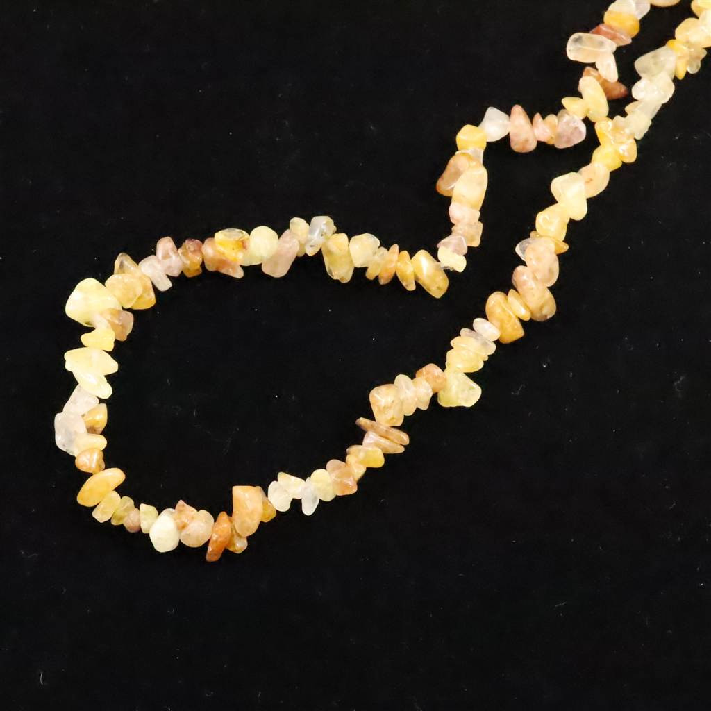 H&E社　ヒマラヤレッドゴールドアゼツライト  ナゲットネックレス  59.8g  #25532