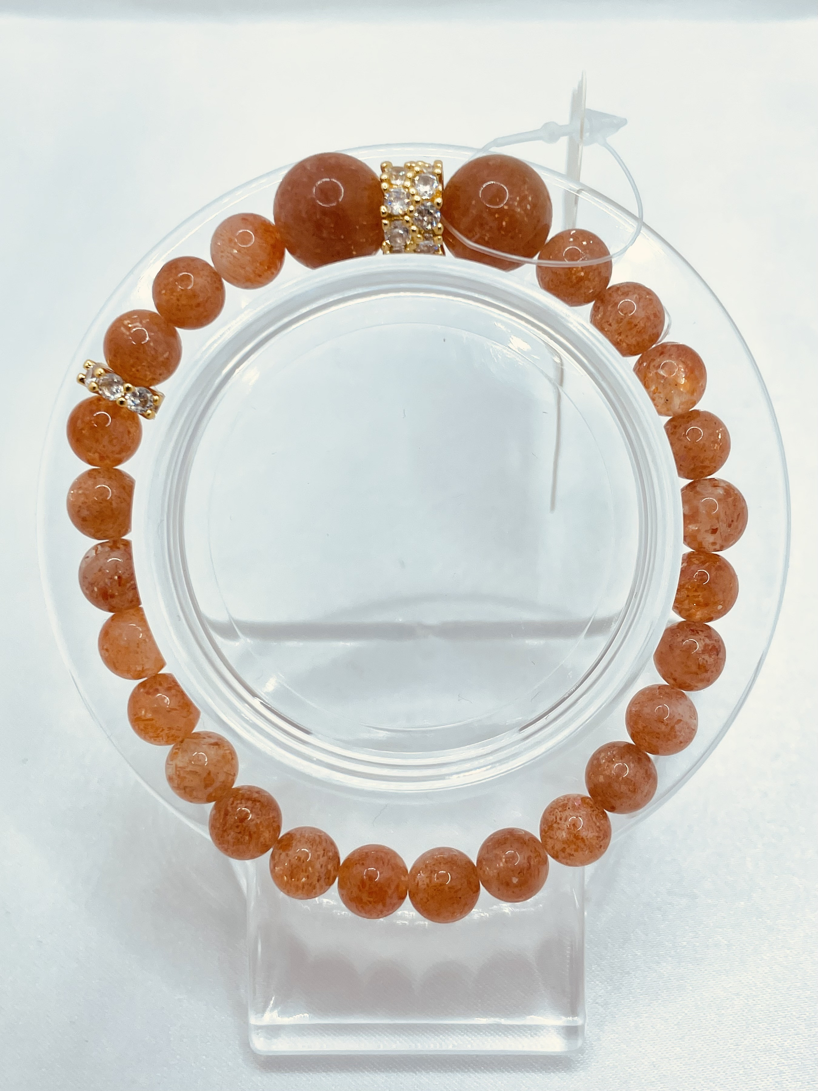 【サンストーン】内径約16cm 浄化済み No,349