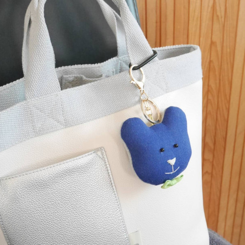 ベビー服 リメイク バッグチャーム ぬいぐるみ キーホルダー うさぎ