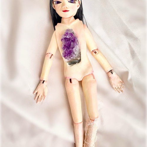 球体関節人形 創作人形 創作ドール ドール アメジスト デザートローズ