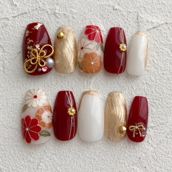 ネイルチップ/サッチモ ネイルチップ ☆ モンチッチ vs にゃんちっち ピンク ゼブラ