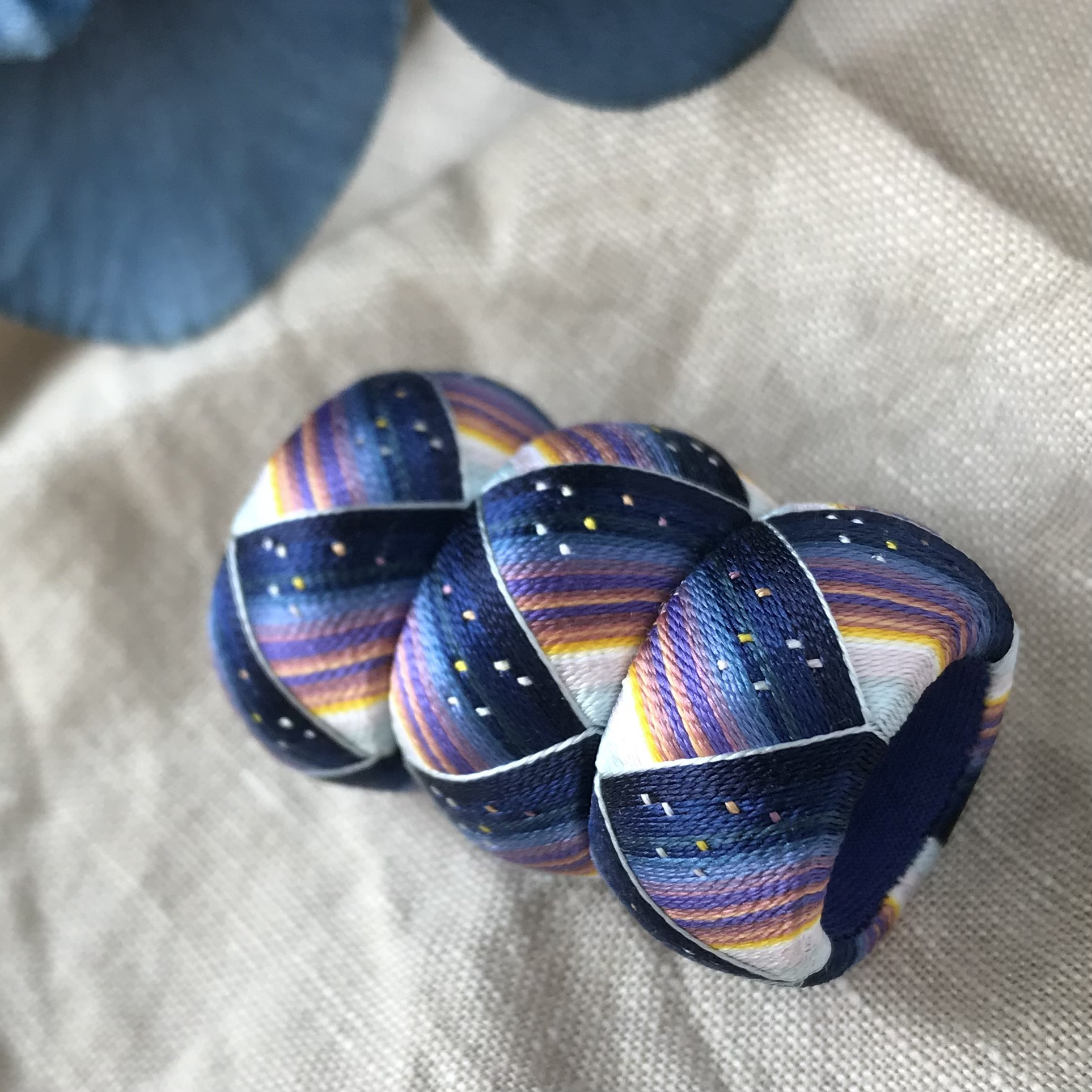 加賀ゆびぬき◇絹糸のネックレス＜黄昏の星空＞