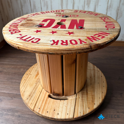 ケーブルドラム 電線ドラム テーブル アメリカン NYC-A 【受注製作】 ケーブルドラム 電線ドラム テーブル アメリカン インテリア ガレージ