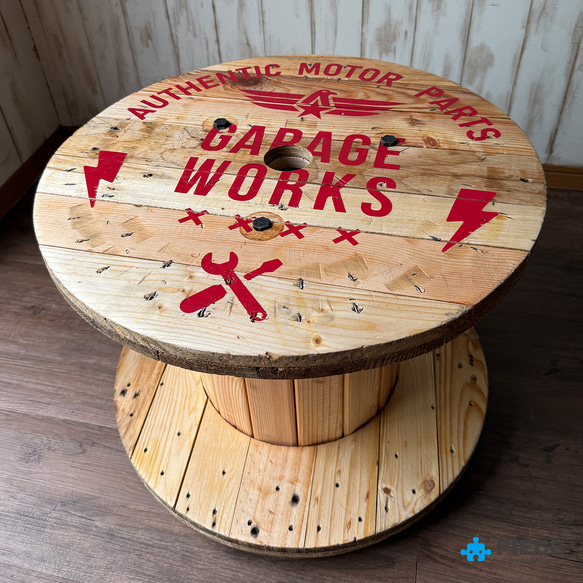 ケーブルドラム 電線ドラム テーブル アメリカン インテリア ガレージ