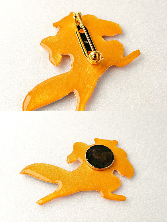 ピーナッツ泥棒のブローチ 10枚目の画像